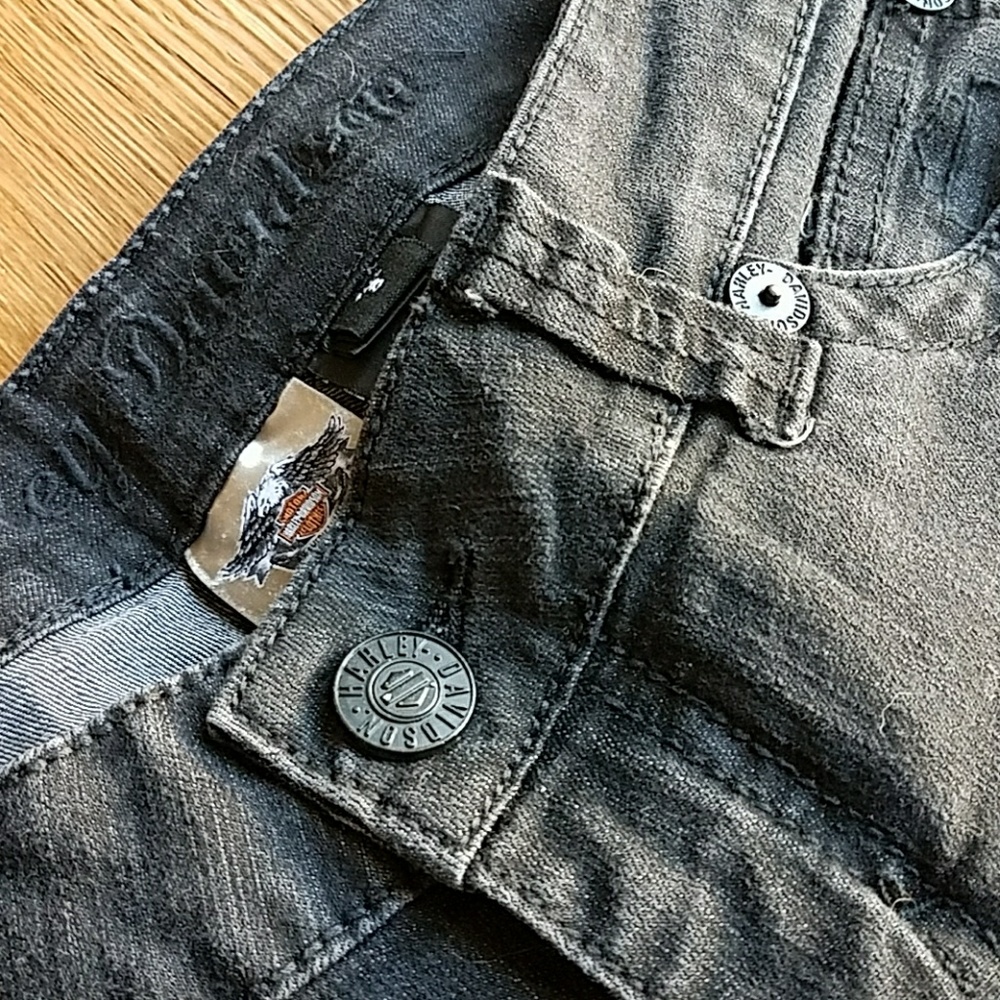 EUC. Harley-Davidson skinny jeans tall.